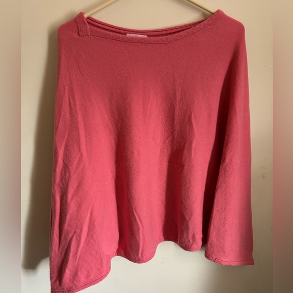 Lilly Pulitzer Baby Pink 100% Cashmere Poncho‎ Wrap Sz...